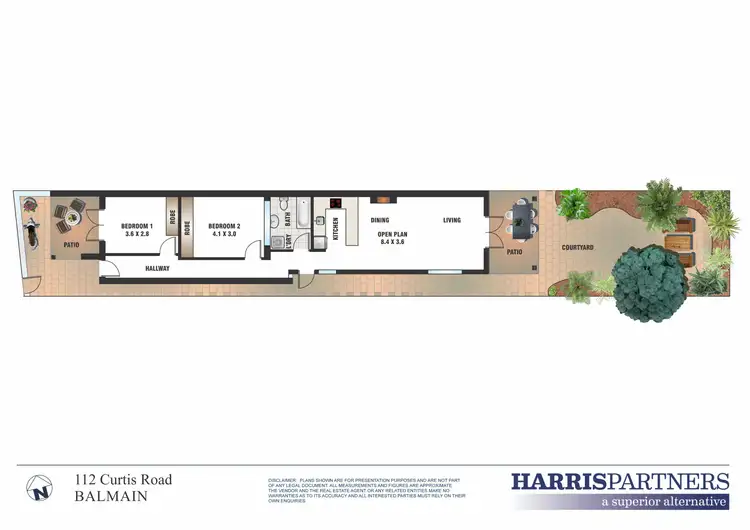 Floorplan of Homely house listing, 112 Curtis Road, Balmain NSW 2041