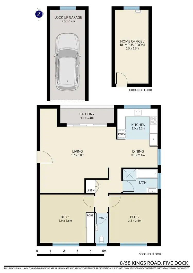 Floorplan of Homely apartment listing, 8/58 Kings Road, Five Dock NSW 2046