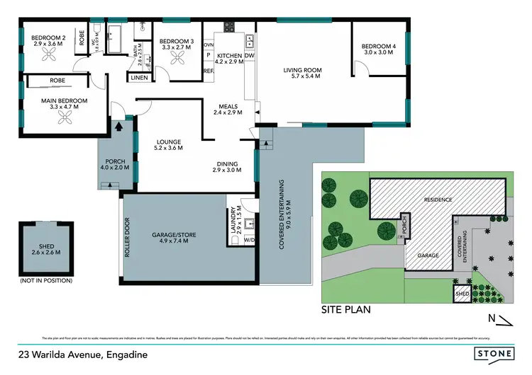 Floorplan of Homely house listing, 23 Warilda Avenue, Engadine NSW 2233
