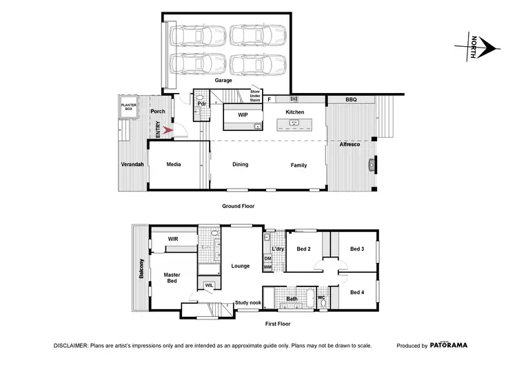 Floorplan of Homely house listing, 4 Bobby Street, Googong NSW 2620