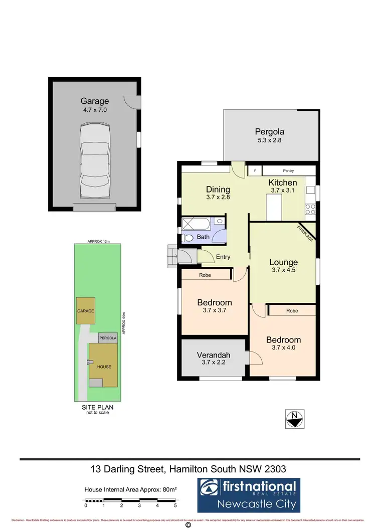 Floorplan of Homely house listing, 13 Darling Street, Hamilton South NSW 2303