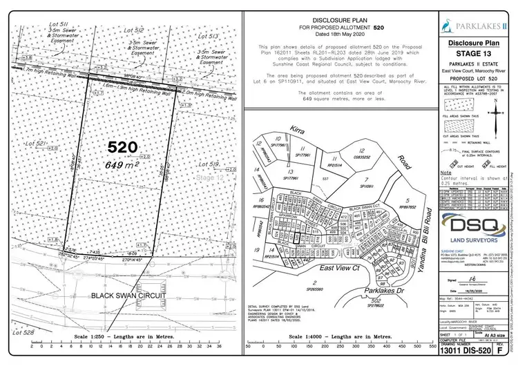 Floorplan of Homely land listing, 18 Black Swan Circuit, Bli Bli QLD 4560