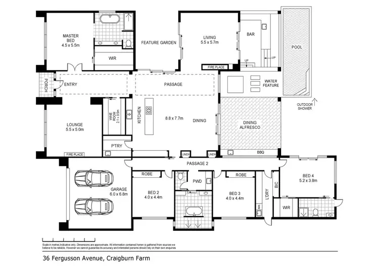 Floorplan of Homely house listing, 36 Fergusson Avenue, Craigburn Farm SA 5051