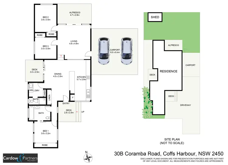 Floorplan of Homely house listing, 30B Coramba Road, Coffs Harbour NSW 2450