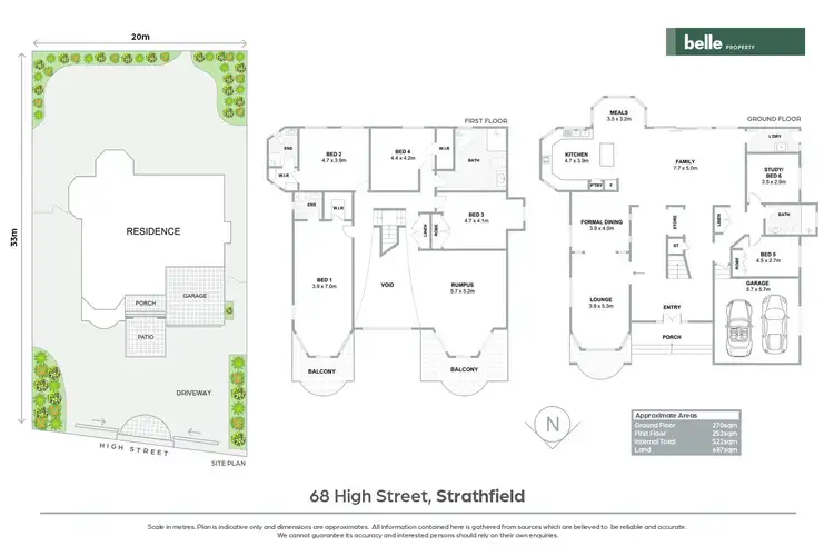 Floorplan of Homely house listing, 68 High Street, Strathfield NSW 2135