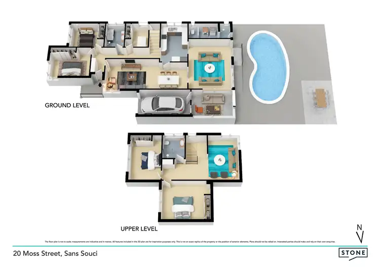 Floorplan of Homely house listing, 20 Moss Street, Sans Souci NSW 2219