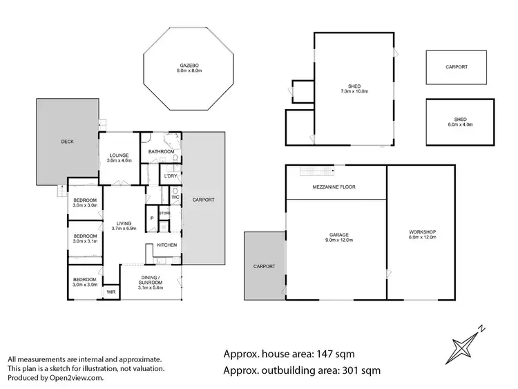Floorplan of Homely house listing, 209 Carlton River Road, Carlton TAS 7173