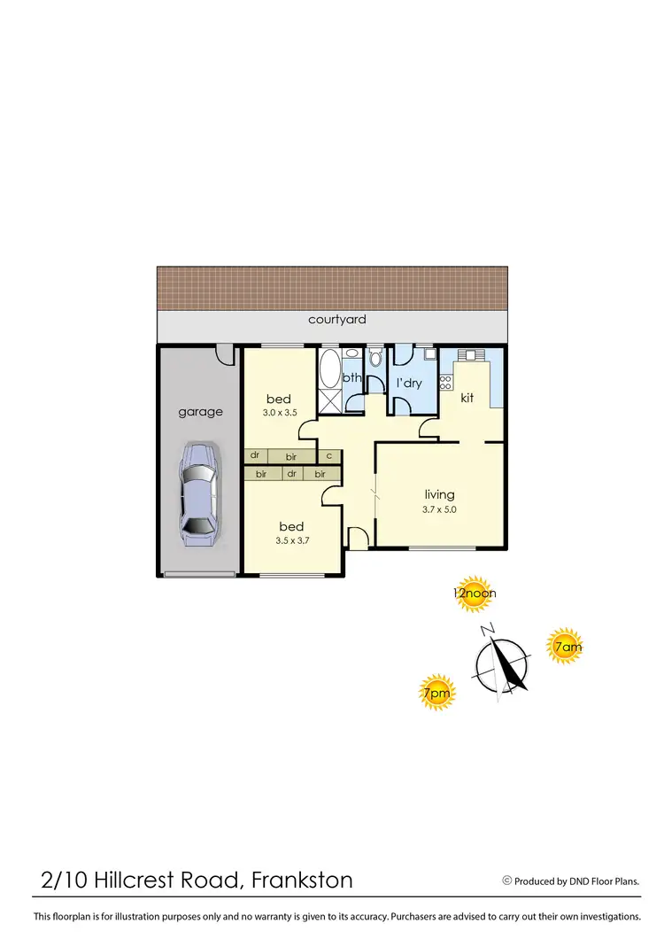 Floorplan of Homely unit listing, 2/10 Hillcrest Road, Frankston VIC 3199
