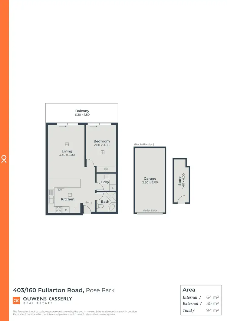 Floorplan of Homely apartment listing, 403/160 Fullarton Road, Rose Park SA 5067