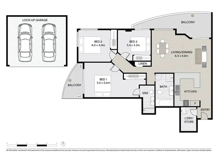 Floorplan of Homely unit listing, 602/91A Bridge Road, Westmead NSW 2145