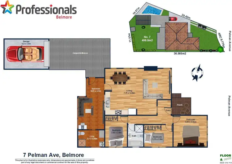 Floorplan of Homely house listing, 7 Pelman Avenue, Belmore NSW 2192