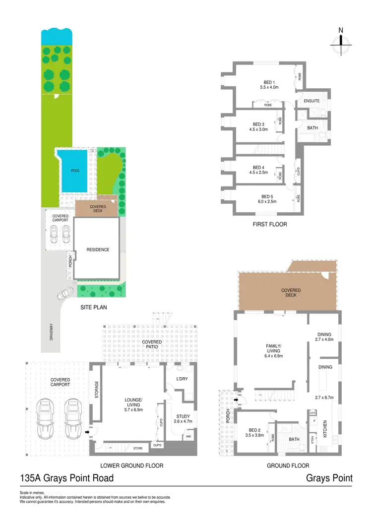 Floorplan of Homely house listing, 135A Grays Point Road, Grays Point NSW 2232