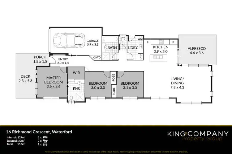 Floorplan of Homely house listing, 16 Richmond Crescent, Waterford QLD 4133