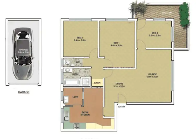Floorplan of Homely unit listing, 11/8 Forest Grove, Epping NSW 2121
