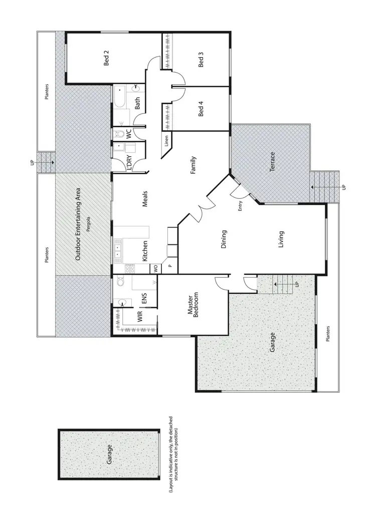 Floorplan of Homely house listing, 14 Boucaut Place, Curtin ACT 2605