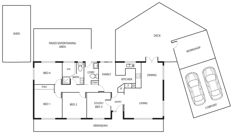 Floorplan of Homely house listing, 8 Billson Place, Wanniassa ACT 2903