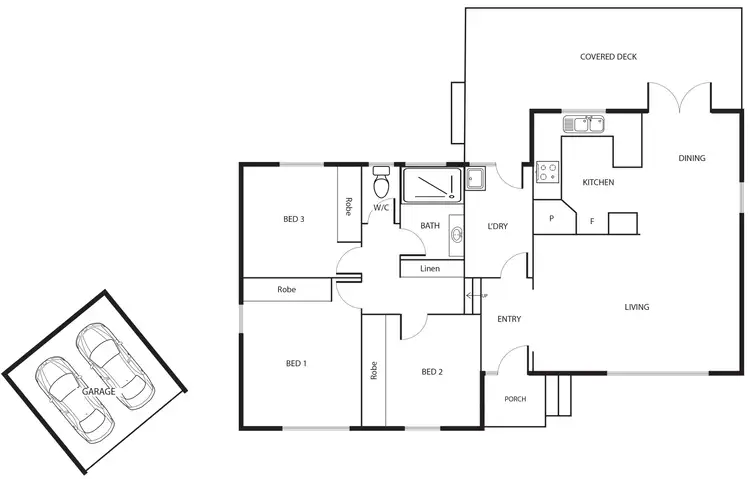 Floorplan of Homely house listing, 28 Michie Street, Wanniassa ACT 2903