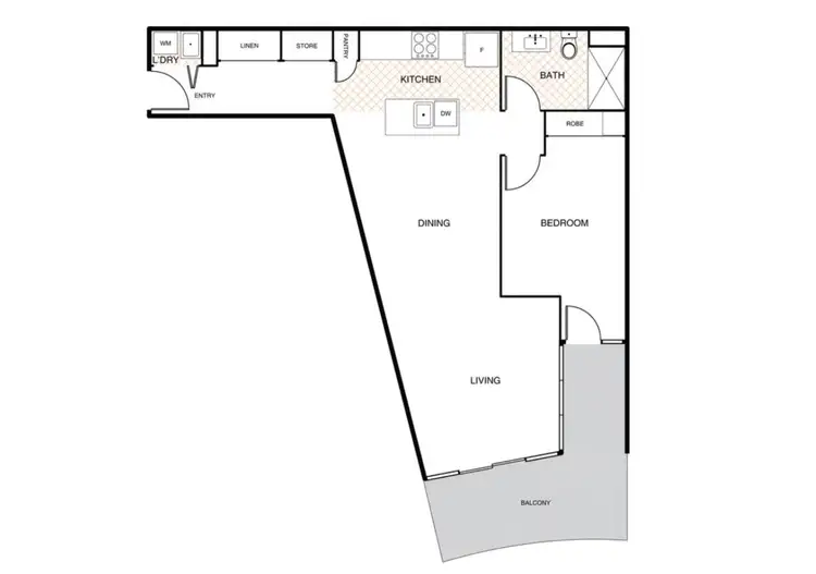 Floorplan of Homely apartment listing, 1013/240 Bunda Street, City ACT 2601