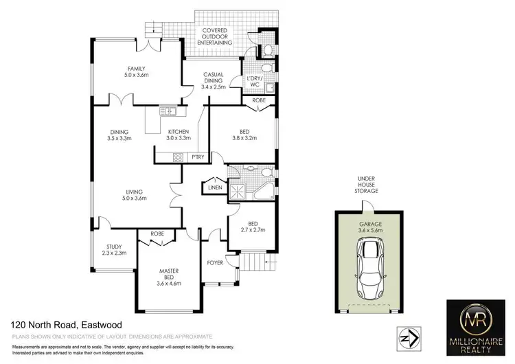 Floorplan of Homely house listing, 120 North Road, Eastwood NSW 2122