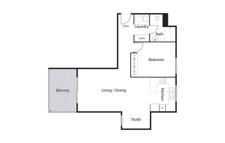 Floorplan of Homely apartment listing, 6/16 Berrigan Crescent, O'connor ACT 2602