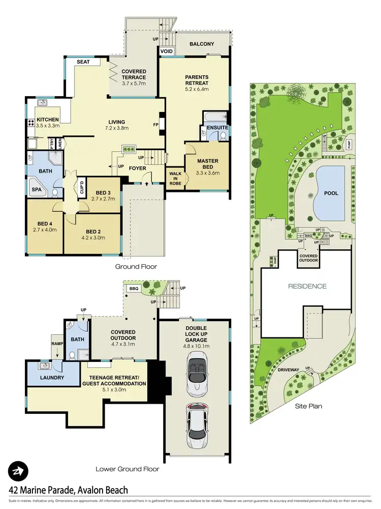 Floorplan of Homely house listing, 42 Marine Parade, Avalon Beach NSW 2107