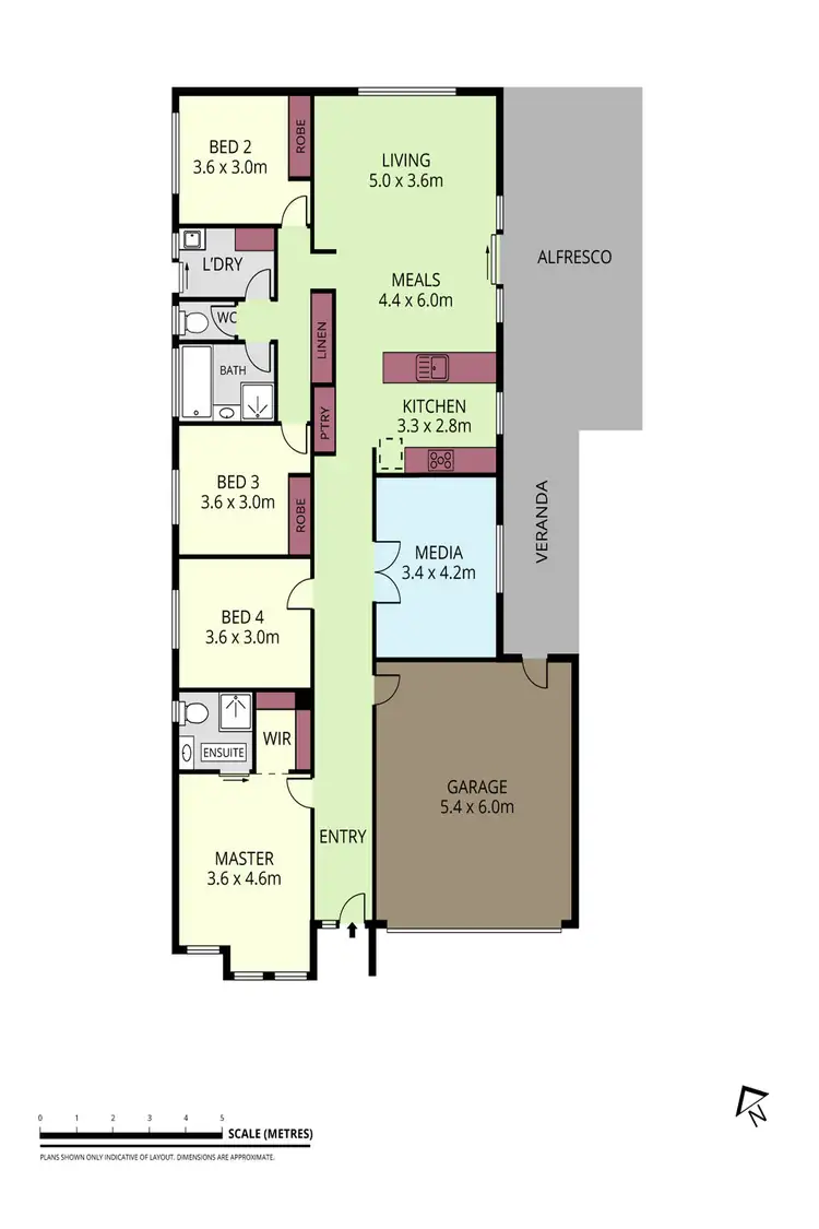 Floorplan of Homely house listing, 30 Lanark Drive, Junortoun VIC 3551