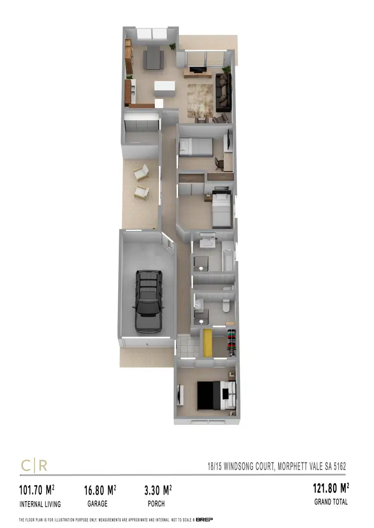 Floorplan of Homely house listing, 18/15 Windsong Court, Morphett Vale SA 5162