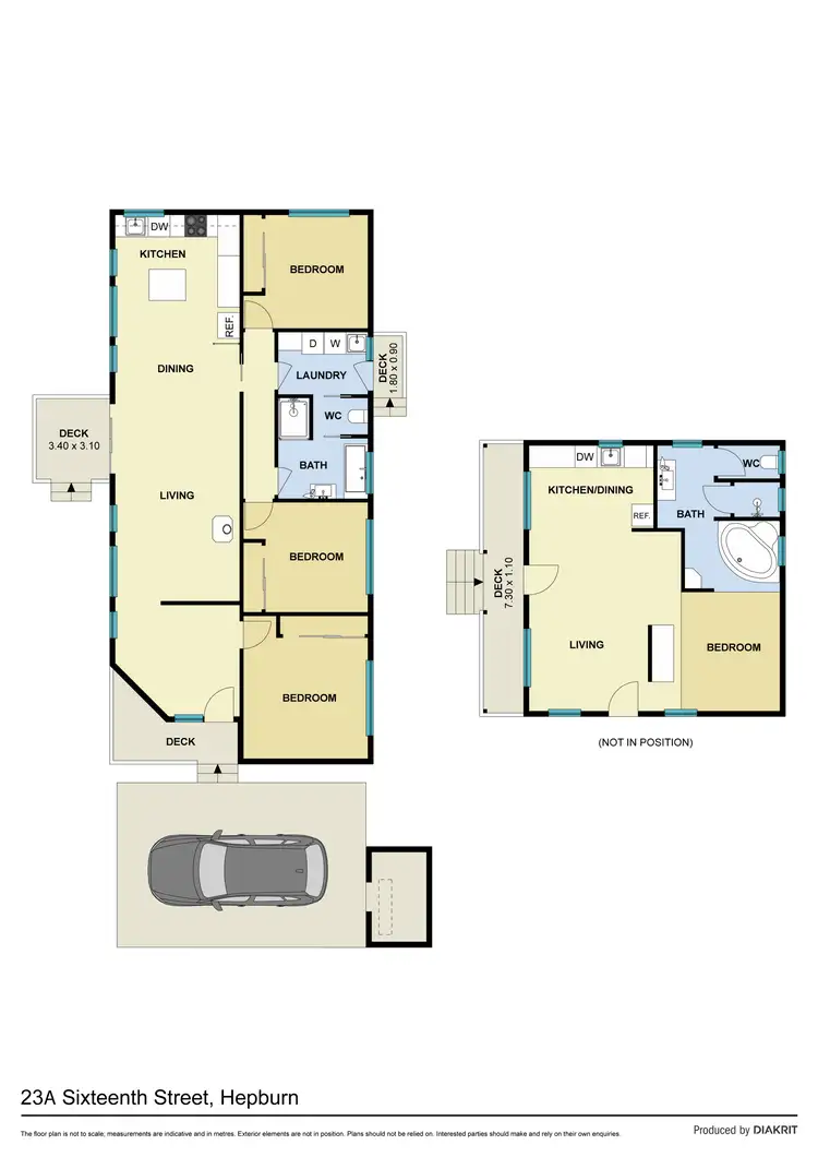 Floorplan of Homely house listing, 23A Sixteenth Street, Hepburn VIC 3461