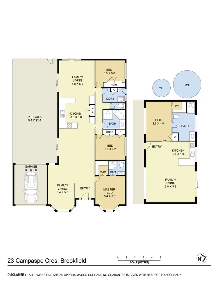 Floorplan of Homely house listing, 23 Campaspe Crescent, Brookfield VIC 3338