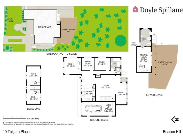 Floorplan of Homely house listing, 10 Talgara Place, Beacon Hill NSW 2100