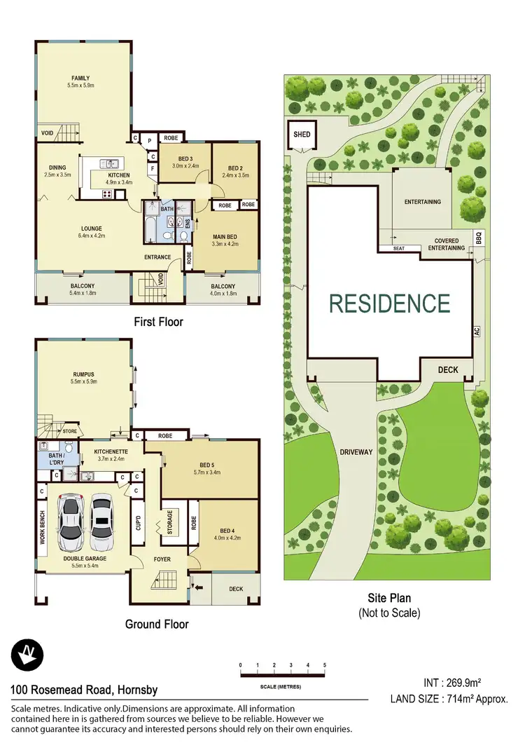 Floorplan of Homely house listing, 100 Rosemead Road, Hornsby NSW 2077