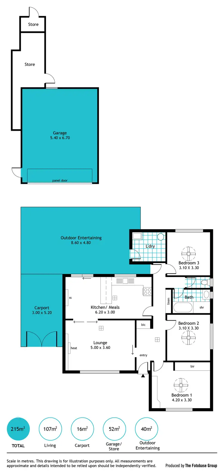 Floorplan of Homely house listing, 64 York Avenue, Clovelly Park SA 5042