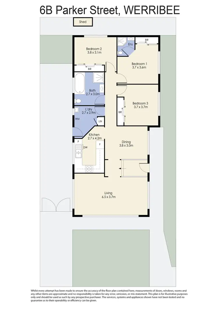 Floorplan of Homely house listing, 6B Parker Street, Werribee VIC 3030