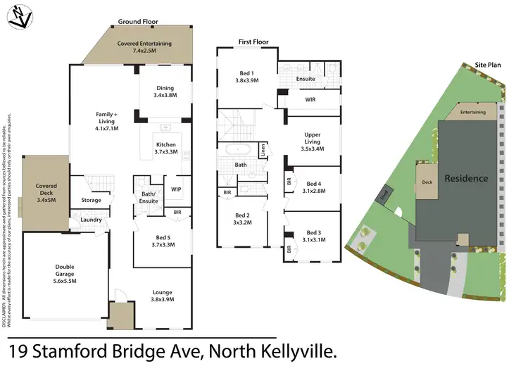 Floorplan of Homely house listing, 19 Stamford Bridge Avenue, North Kellyville NSW 2155