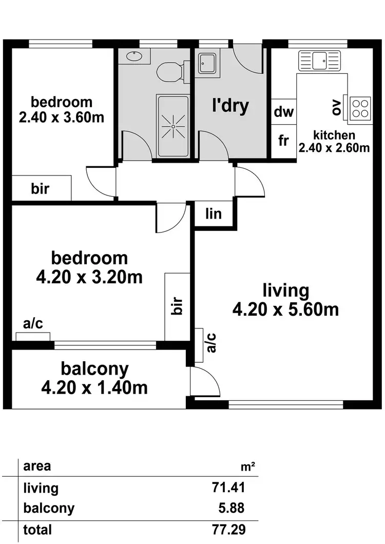 Floorplan of Homely unit listing, 5/24 O G Road, Klemzig SA 5087