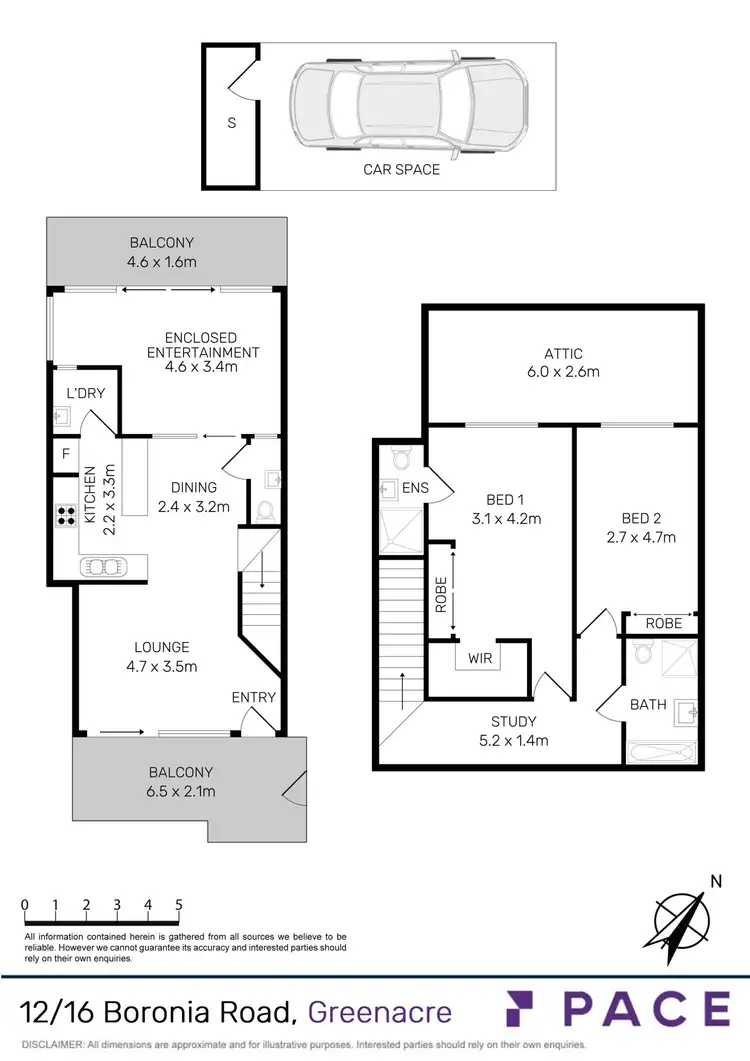 Floorplan of Homely apartment listing, 12/16 Boronia Road, Greenacre NSW 2190