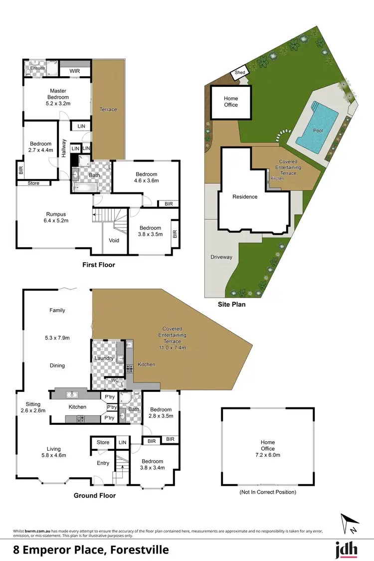 Floorplan of Homely house listing, 8 Emperor Place, Forestville NSW 2087