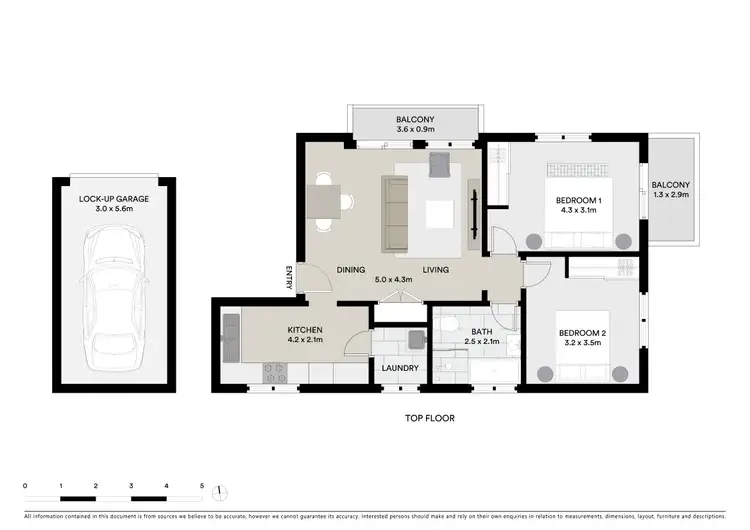 Floorplan of Homely apartment listing, 9/9 Hill Street, Coogee NSW 2034