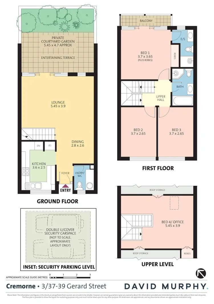 Floorplan of Homely townhouse listing, 3/37-39 Gerard Street, Cremorne NSW 2090