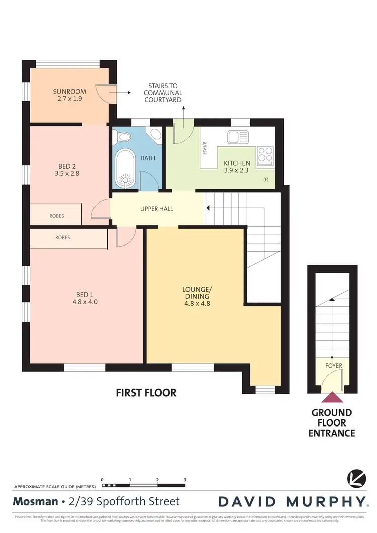 Floorplan of Homely apartment listing, 2/39 Spofforth Street, Mosman NSW 2088