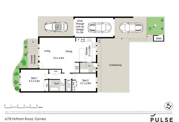 Floorplan of Homely villa listing, 6/78 Hotham Road, Gymea NSW 2227