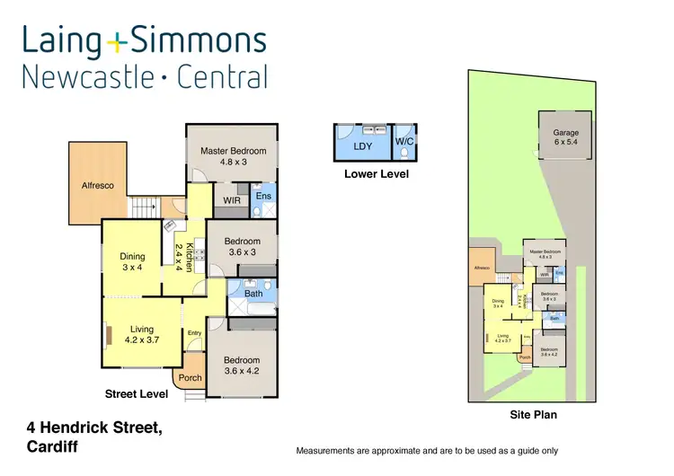 Floorplan of Homely house listing, 4 Hendrick Street, Cardiff NSW 2285