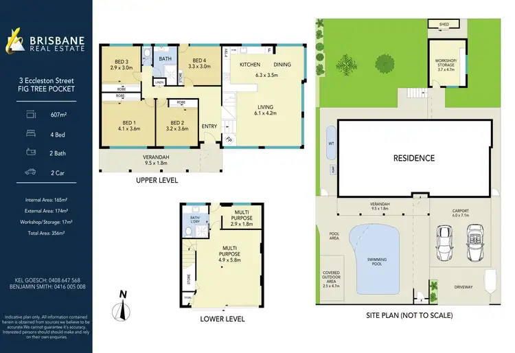 Floorplan of Homely house listing, 3 Eccleston Street, Fig Tree Pocket QLD 4069