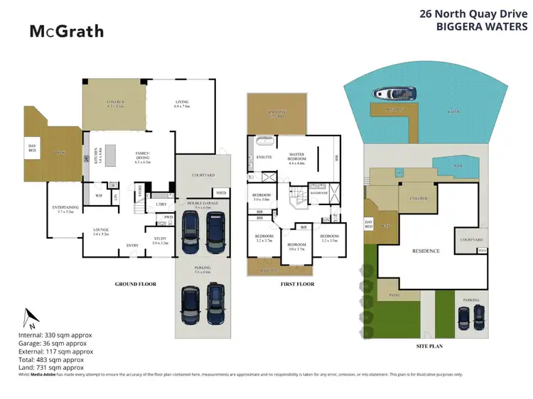 Floorplan of Homely house listing, 26 North Quay Drive, Biggera Waters QLD 4216