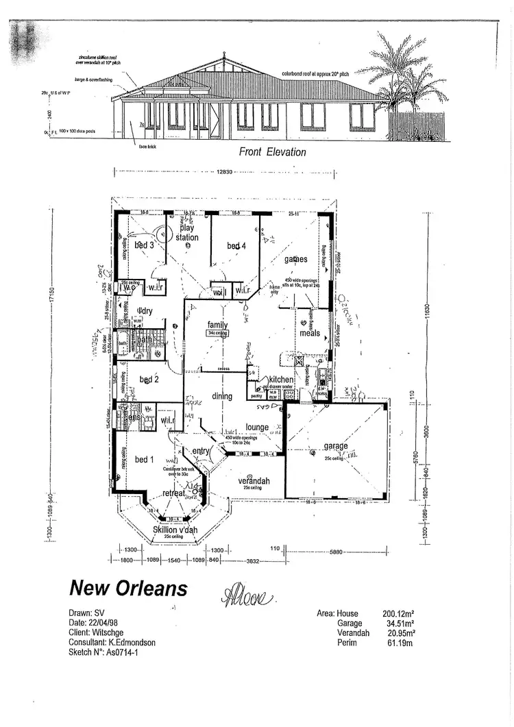 Floorplan of Homely house listing, 10 Marraboor Place, Success WA 6164