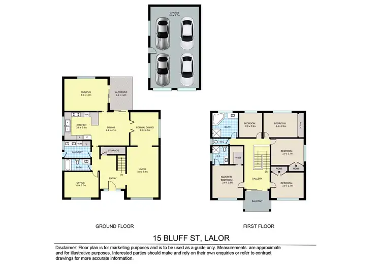 Floorplan of Homely house listing, 15 Bluff Street, Lalor VIC 3075
