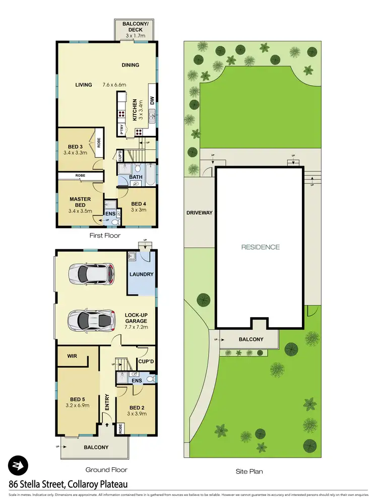 Floorplan of Homely house listing, 86 Stella Street, Collaroy Plateau NSW 2097