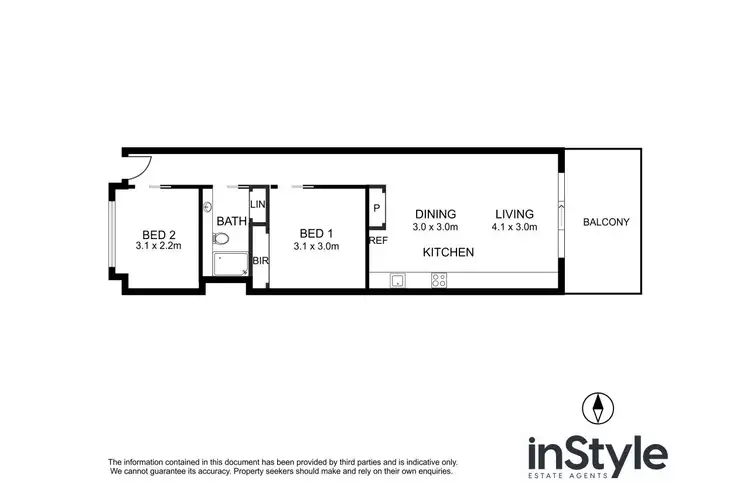 Floorplan of Homely apartment listing, 209/32 Mort Street, Braddon ACT 2612