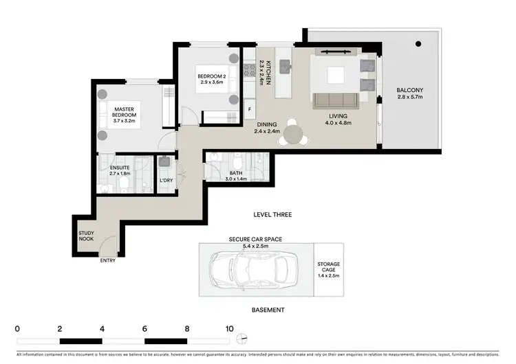 Floorplan of Homely apartment listing, 34/1 Werombi Road, Mount Colah NSW 2079