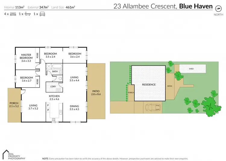 Floorplan of Homely house listing, 23 Allambee Crescent, Blue Haven NSW 2262